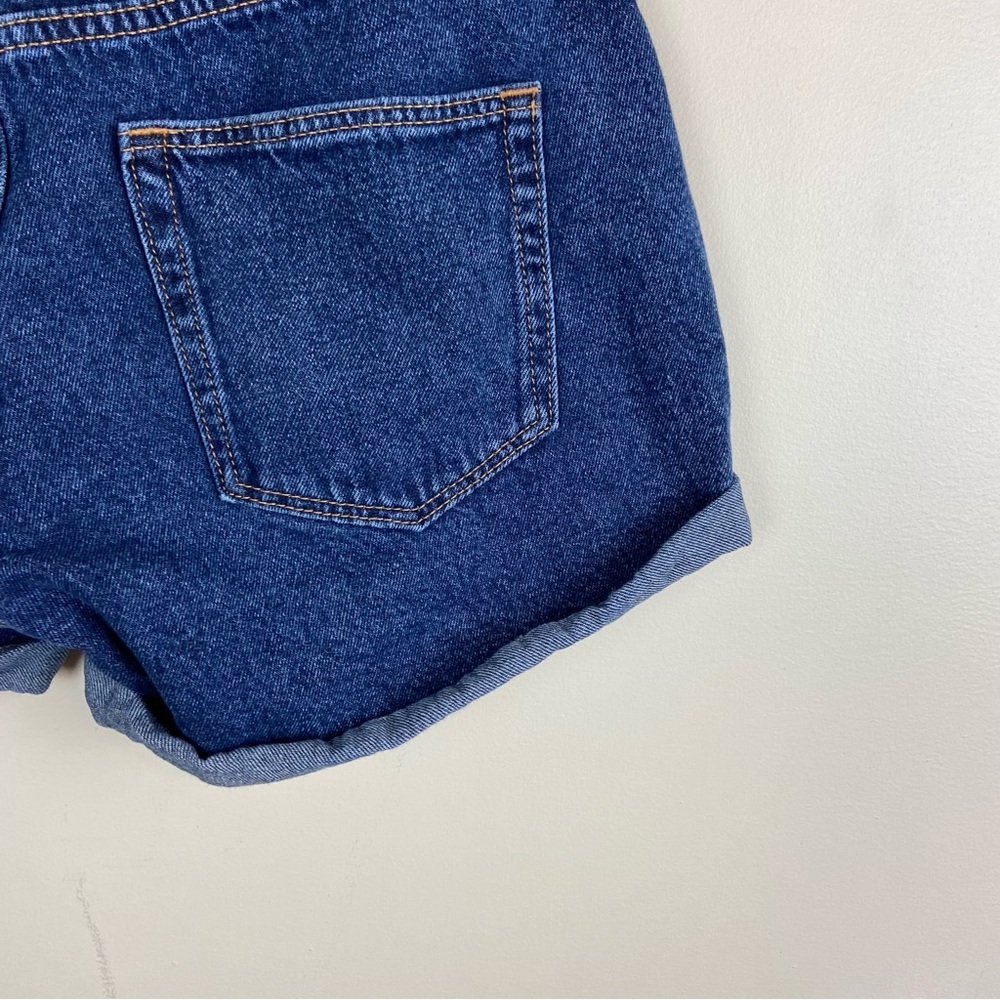 Arizona Jean Co Roll Up Cutoff Denim Shorts 100% Cotton Junior’s Size 5 Summer - Picture 7 of 8
